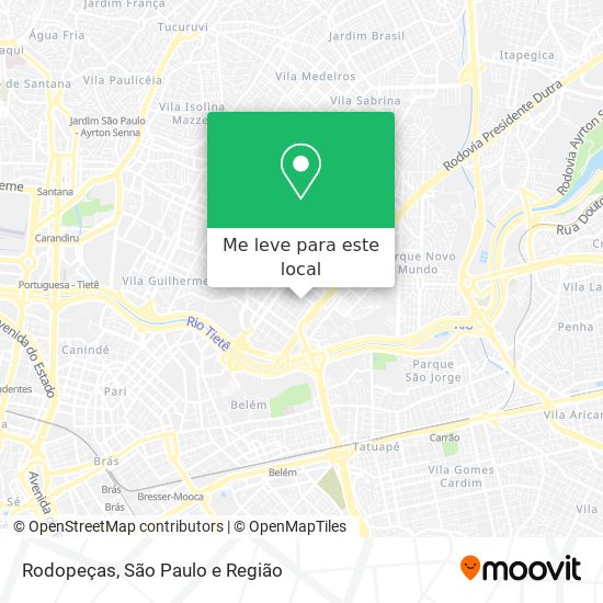 Rodopeças mapa