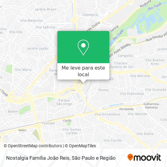 Nostalgia Família João Reis mapa