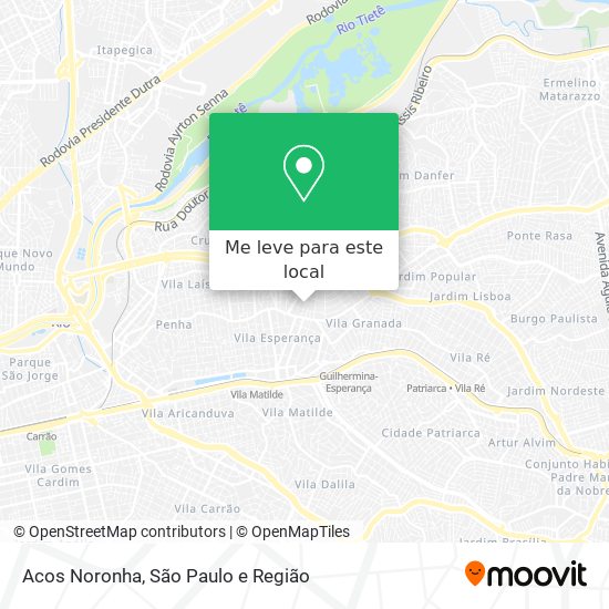 Acos Noronha mapa
