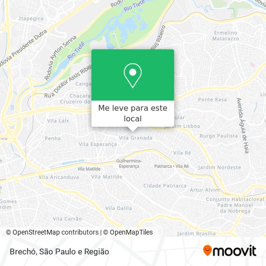 Brechó mapa