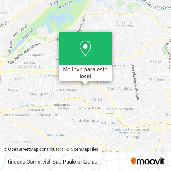 Itingucu Comercial mapa