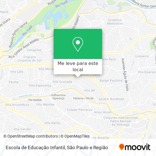 Escola de Educação Infantil mapa