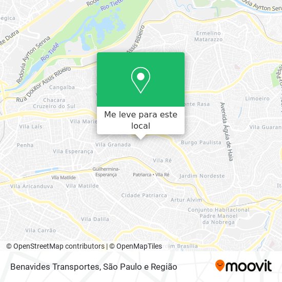 Benavides Transportes mapa