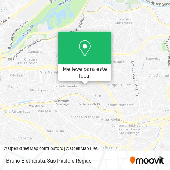 Bruno Eletricista mapa