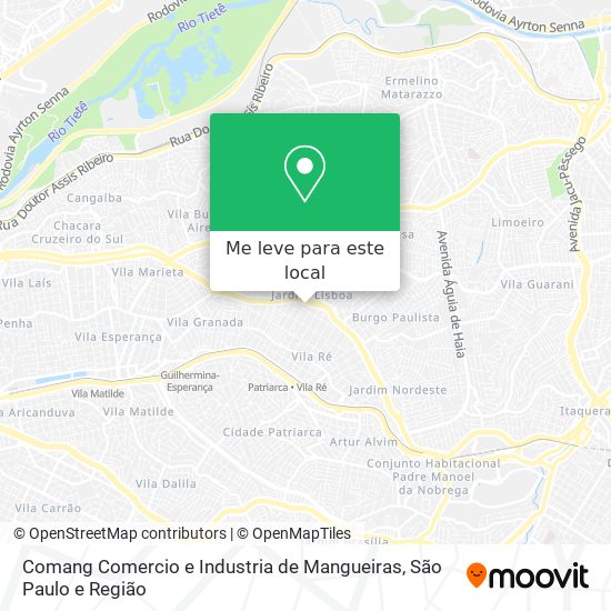 Comang Comercio e Industria de Mangueiras mapa