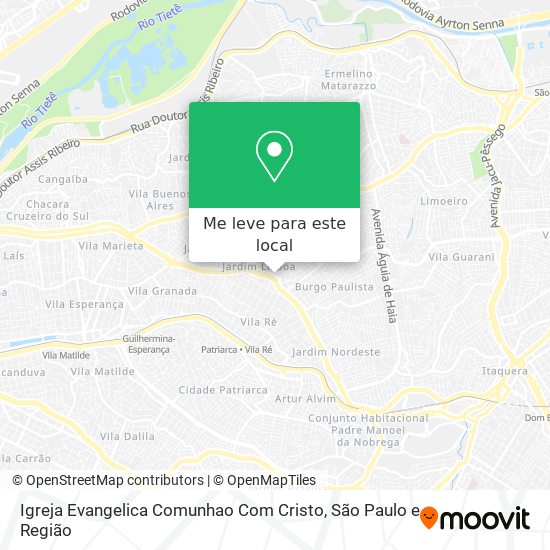 Igreja Evangelica Comunhao Com Cristo mapa