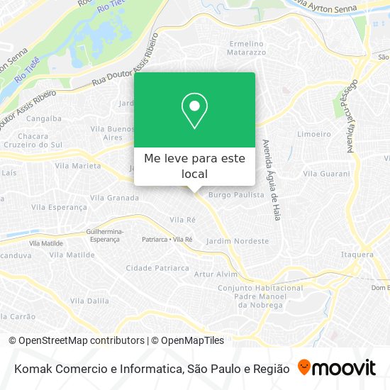 Komak Comercio e Informatica mapa