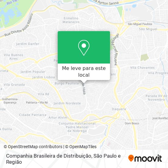 Companhia Brasileira de Distribuição mapa