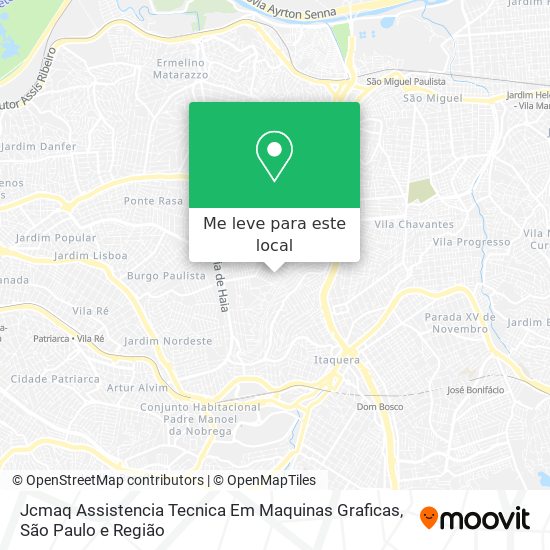 Jcmaq Assistencia Tecnica Em Maquinas Graficas mapa