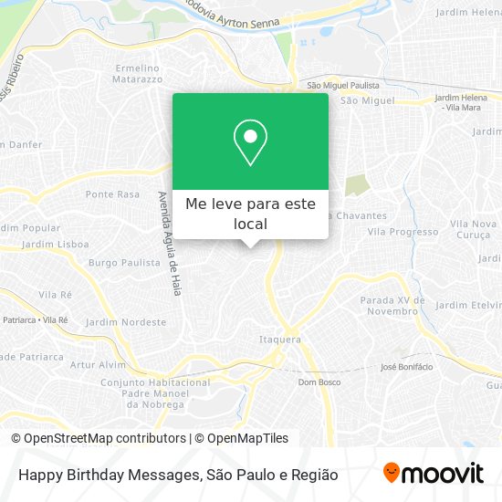 Happy Birthday Messages mapa