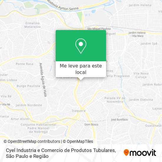 Cyel Industria e Comercio de Produtos Tubulares mapa