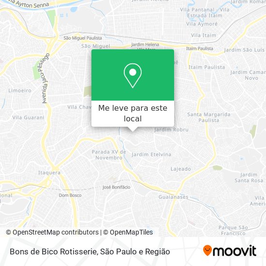 Bons de Bico Rotisserie mapa