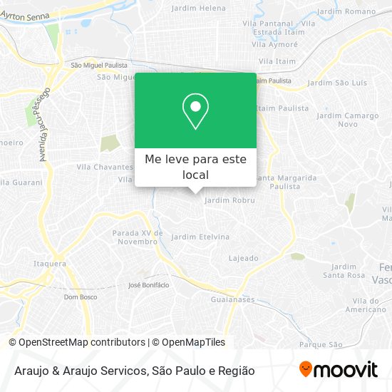 Araujo & Araujo Servicos mapa