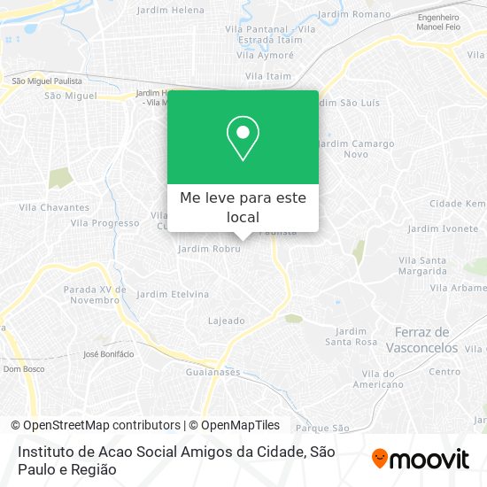 Instituto de Acao Social Amigos da Cidade mapa