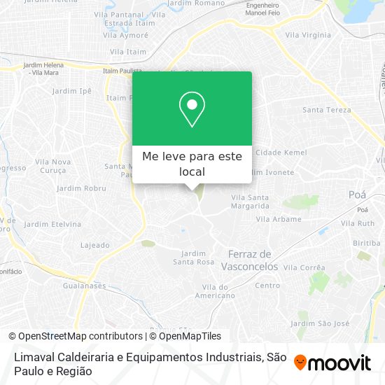 Limaval Caldeiraria e Equipamentos Industriais mapa