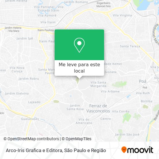 Arco-Iris Grafica e Editora mapa