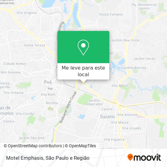 Motel Emphasis mapa