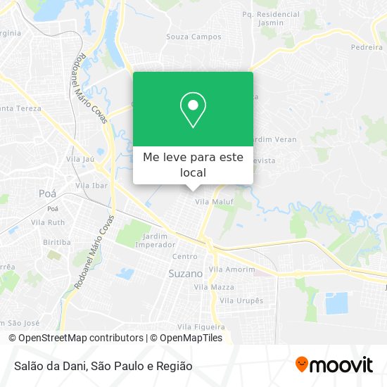 Salão da Dani mapa