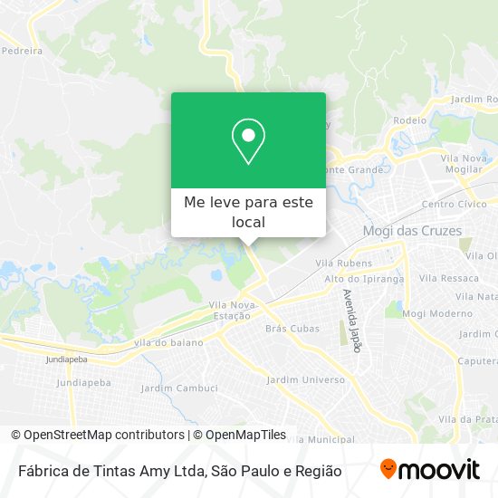 Fábrica de Tintas Amy Ltda mapa