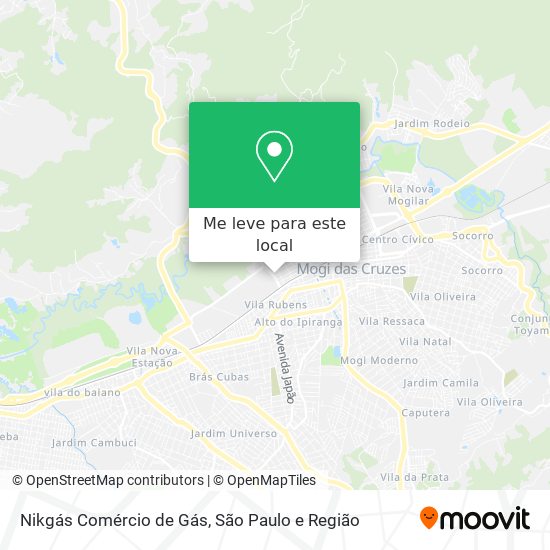 Nikgás Comércio de Gás mapa
