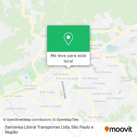 Samavisa Litoral Transportes Ltda mapa