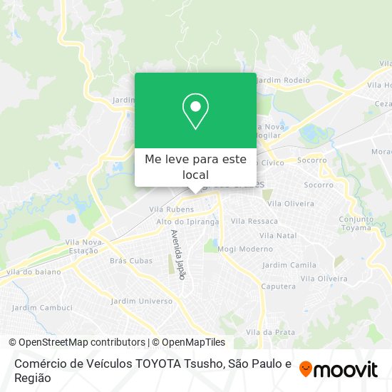 Comércio de Veículos TOYOTA Tsusho mapa