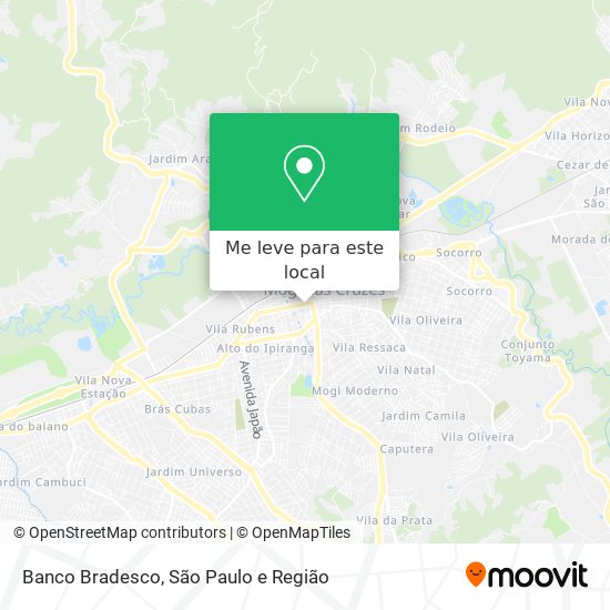 Banco Bradesco mapa