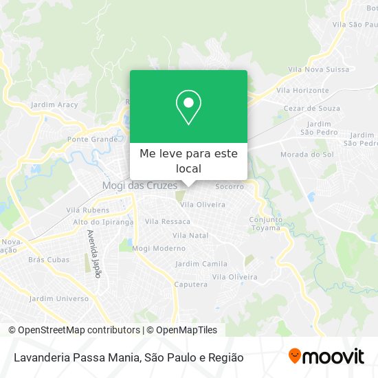 Lavanderia Passa Mania mapa