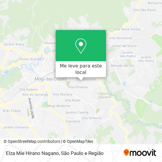 Elza Mie Hirano Nagano mapa