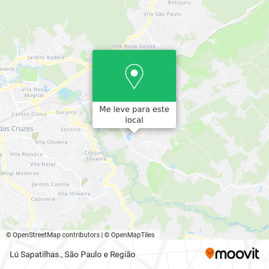 Lú Sapatilhas. mapa