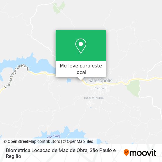 Biometrica Locacao de Mao de Obra mapa
