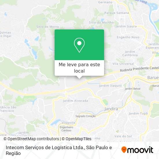 Intecom Serviços de Logística Ltda. mapa