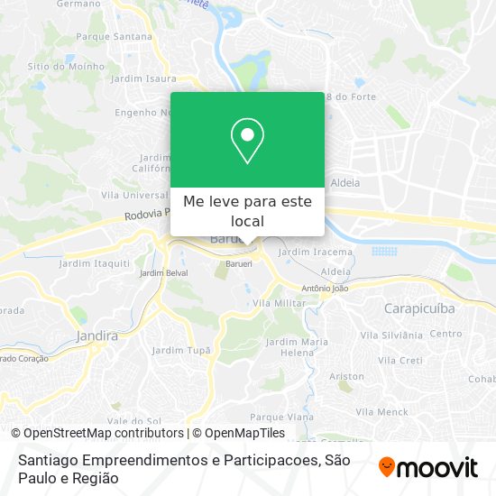 Santiago Empreendimentos e Participacoes mapa