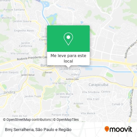 Bmj Serralheria mapa