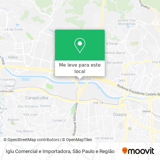 Iglu Comercial e Importadora mapa