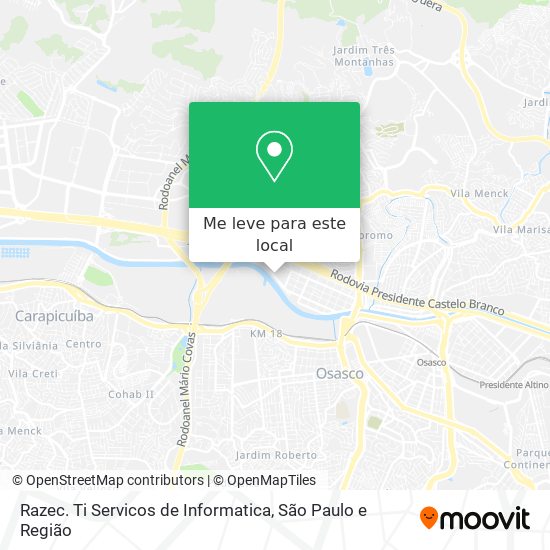 Razec. Ti Servicos de Informatica mapa