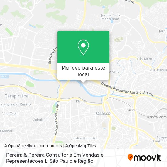 Pereira & Pereira Consultoria Em Vendas e Representacoes L mapa