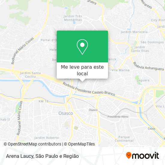 Arena Laucy mapa