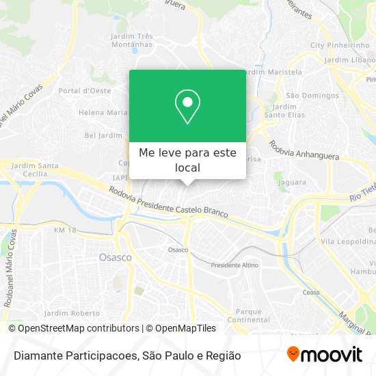 Diamante Participacoes mapa