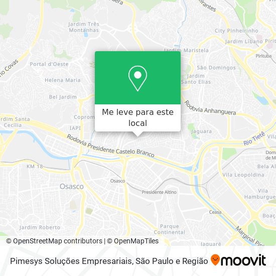 Pimesys Soluções Empresariais mapa