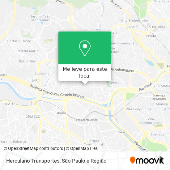 Herculano Transportes mapa