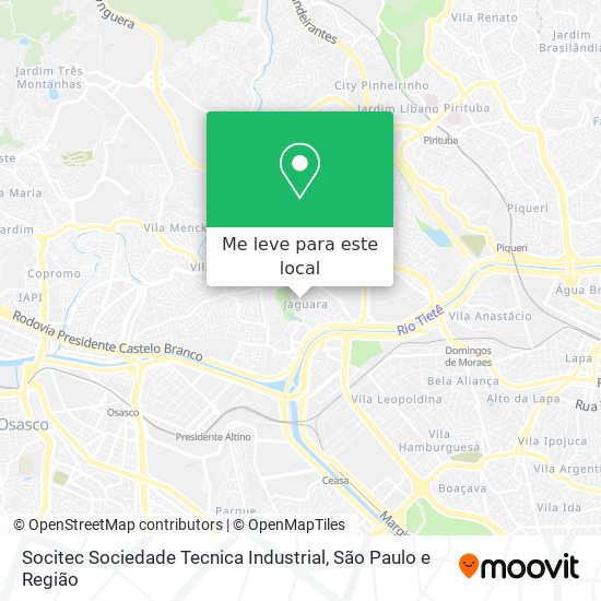 Socitec Sociedade Tecnica Industrial mapa
