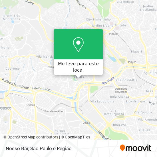 Nosso Bar mapa