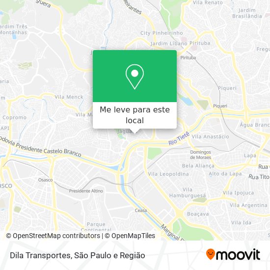 Dila Transportes mapa