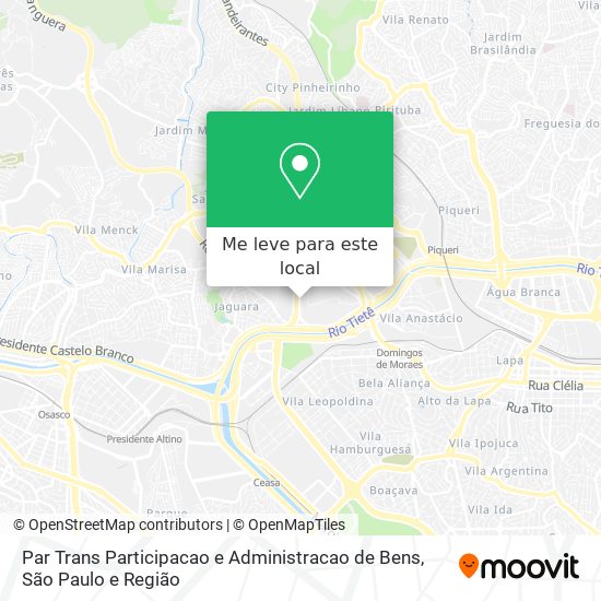 Par Trans Participacao e Administracao de Bens mapa