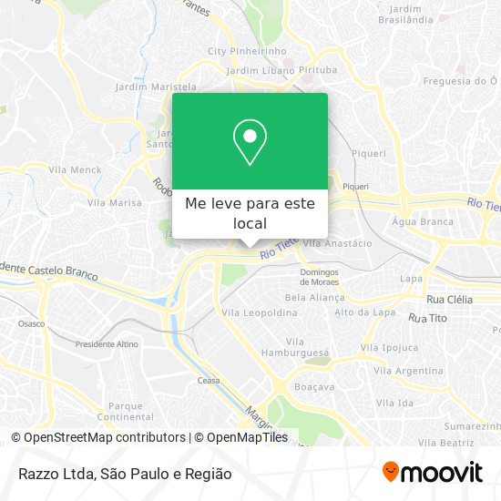 Razzo Ltda mapa