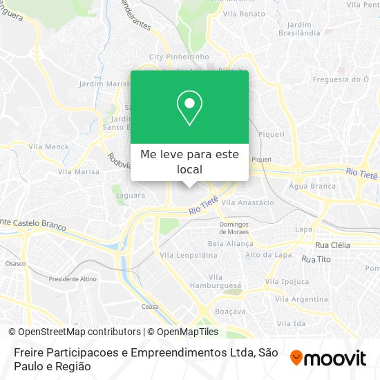 Freire Participacoes e Empreendimentos Ltda mapa