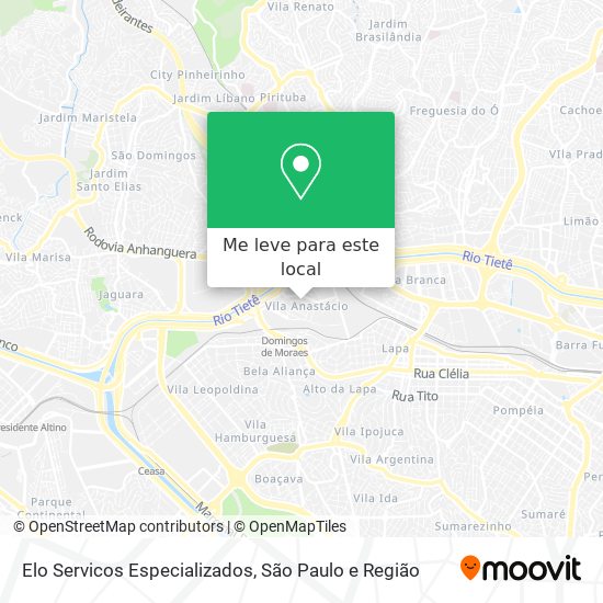 Elo Servicos Especializados mapa