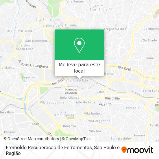 Fremolde Recuperacao de Ferramentas mapa