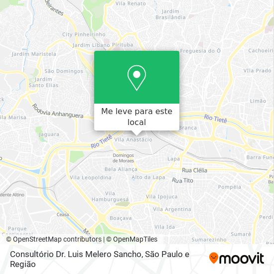 Consultório Dr. Luis Melero Sancho mapa